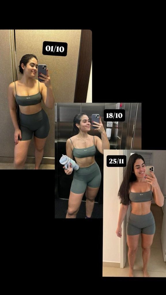 Evolução ao longo das semanas